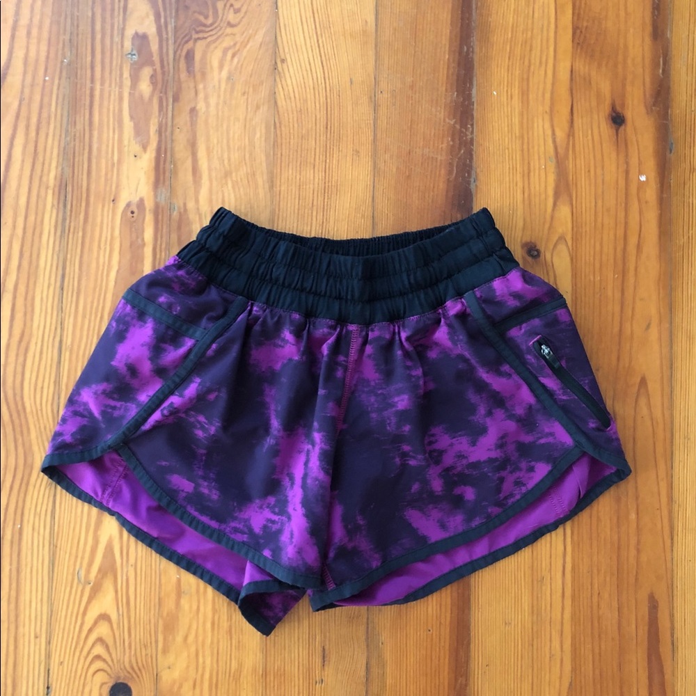 lululemon tie dye shorts